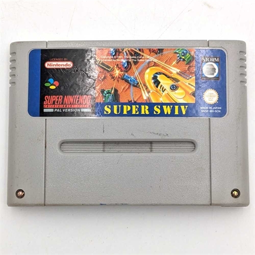 Super SWIV - SNES - Cartridge - (SCN) (B Grade) (Genbrug)